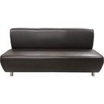 Модуль Мягкий офис Секция дивана Классик трехместная коричневая