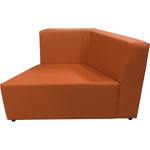 Модуль Мягкий офис Секция дивана левая Мозайка оранжевая