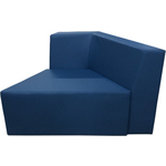 Модуль Мягкий офис Секция дивана левая Мозайка синяя