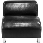 Модуль Мягкий офис Секция дивана Офис Комфорт одноместная черный