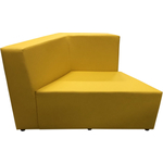 Модуль Мягкий офис Секция дивана правая Мозайка желтая