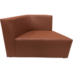 Модуль Мягкий офис Секция дивана правая Мозайка коричневая