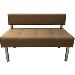 Модуль Мягкий офис Секция дивана Сатурн двухместная Kiton 10 коричневая