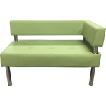 Модуль Мягкий офис Секция дивана Сатурн ЛП двухместная салатовая