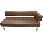 Модуль Мягкий офис Секция дивана Сатурн ЛП трехместная Aries 592 коричневая