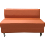Модуль Мягкий офис Секция дивана Флагман двухместная оранжевая