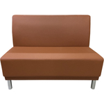 Модуль Мягкий офис Секция дивана Холл двухместная паприка