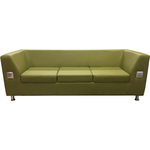 Диван Мягкий офис Омега трехместный с USB портом киви