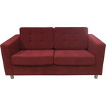 Диван Мягкий офис Офис Классик Люкс трехместный раскладной капровелюр BHRYA-21 красный