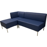 Мягкий офис Диван Офис угловой темно-синий
