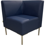 Модуль Мягкий офис Угловая секция Офис темно-синяя