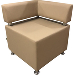 Модуль Мягкий офис Угловая секция Бетта в.2 бежевая