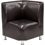 Модуль Мягкий офис Угловая секция Классик шоколадная