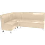 Мягкий офис Диван Классик угловой бежевый