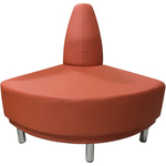 Модуль Мягкий офис Секция дивана Холл угловая внешняя Oregon 23 морковный