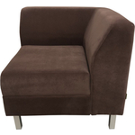 Модуль Мягкий офис Угловая секция Флагман внутренняя коричневый