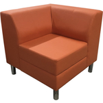 Модуль Мягкий офис Угловая секция Флагман внутренняя оранжевая