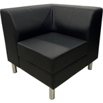 Модуль Мягкий офис Угловая секция Флагман внутренняя черная