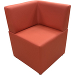 Модуль Мягкий офис Угловая секция Ритм Oregon 23 морковный