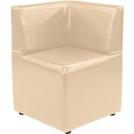 Модуль Мягкий офис Угловая секция Ритм бежевый