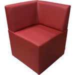 Модуль Мягкий офис Угловая секция Ритм красная