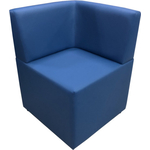 Модуль Мягкий офис Угловая секция Ритм синяя