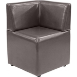 Модуль Мягкий офис Угловая секция Ритм шоколадный