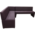 Мягкий офис Угловой диван Ритм шестиместный фиолетовый