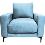 Кресло Мягкий офис Мао Силджи голубой