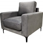 Кресло Мягкий офис Мао Силджи серый