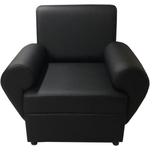 Кресло Мягкий офис Кардинал черное