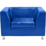 Кресло Мягкий офис Офис Стрикт Стайл синий