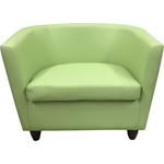 Кресло Мягкий офис Волна салатовый