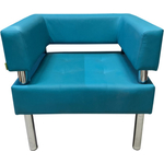 Кресло Мягкий офис Сатурн бирюзовое