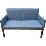 Диван Мягкий офис Нео двухместный Mercury 36 CP голубой