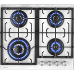 Газовая варочная панель Weissgauff HGG 641 WGSV Nano Glass