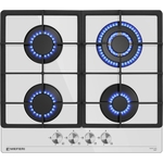 Газовая варочная панель Meferi MGH604WH GLASS POWER