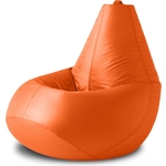 Кресло бескаркасное Mypuff груша, Апельсин, размер XXL- Миди, оксфорд