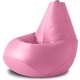 Кресло бескаркасное Mypuff груша, Пыльно-розовый, размер XXL- Миди, оксфорд