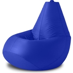 Кресло бескаркасное Mypuff груша, Василек, размер XXL- Миди, оксфорд