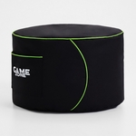 Пуфик бескаркасный Mypuff Игровой столик, GAME ZONE, оксфорд, черно-салатовый