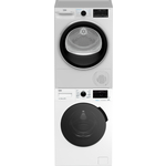 Стиральная и сушильная машина Beko WSPE7H616W + B5T69233 + PSK