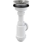 Сифон для кухонной мойки AlcaPlast с решеткой D115 (A446-DN50/40)