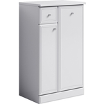 Тумба Aqwella Барселона 50x85 с корзиной, белая (Ba.03.05)