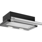 Вытяжка встраиваемая Elikor Интегра 60П-400-В2Л черный/нержавеющая сталь