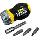 Отвертка Stanley FatMax Xtreme Multibit Stubby+ 6 вставок (0-69-221)