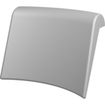 Подголовник Riho Carolina серебристый (207038)