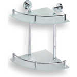 Полка стеклянная Bemeta двойная угловая 280x280x380 мм (104202142)