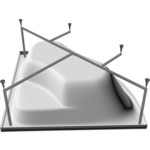 Каркас для ванны Riho Aryl 153x100 (2YNLU1012)