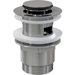 Донный клапан AlcaPlast Click-clack 5/4" цельнометаллический, с малой заглушкой (A39)